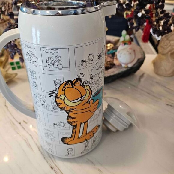 Rare Vintage Garfield Comic Background Coffee Thermal Carate. - Picture 4 of 10